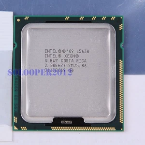 Free shipping Intel Xeon L5638 LGA 1366/Socket B (SLBWY) CPU Processor 2 GHz - Picture 1 of 1
