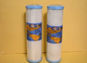 2 OMNIPURE OMB934-1MPB 2.5 X 10" 1 MICRON CARBON BLOCK FILTER FOR LEAD REDUCTION - Picture 1 of 12