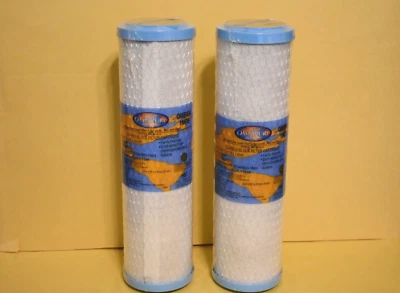 2 OMNIPURE OMB934-1MPB 2.5 X 10" 1 MICRON CARBON BLOCK FILTER FOR LEAD REDUCTION - Image 1 of 4