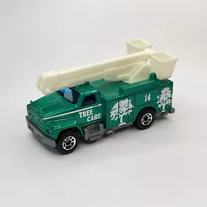 Camión utilitario Ford Matchbox MB 74 CUIDADO DE ÁRBOLES carrocería verde metálico polipasto blanco como nuevo - Imagen 1 de 8