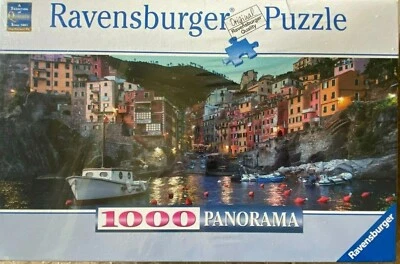Ravensburger Puzzle ~ "Riomaggiore At Dusk" ~ 1000 Piece Jigsaw Puzzle ~ Sealed - Image 1 of 4