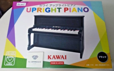 KAWAI Upright Piano Mini Toys Black for Kids 32 Keys F5-C8 NEW - image 1 of 2
