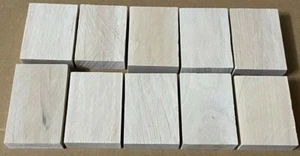 10 St WEIßBUCHE MASSIVHOLZ HOLZKLÖTZE max. 6x4x1.6cm Bastelholz Rechteck Hölzer - Bild 1 von 4