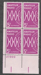 US. 1260. 5c. Radio Waves & Dial, Amateur Radio Issue. PB4. MNH. 1964 - Picture 1 of 2