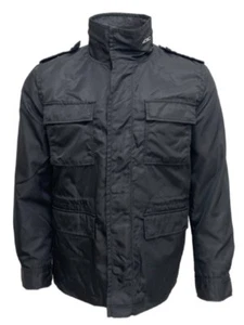 BLK DNM Men's Black Nylon Jacket 2 #MKN101 Size Large NWT - Picture 1 of 3