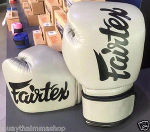 ORIGINAL FAIRTEX BRANDNEUE MICROFASER BOXHANDSCHUHE GRAU FARBE - Bild 1 von 1
