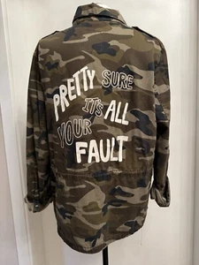 Pull&Bear Jacke Hemd camouflage Armee Style Gr.XL - Bild 1 von 9