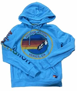 Aviator Nation Venice Logo Hooded Sweatshirt Sz S Hoodie - Picture 1 of 5