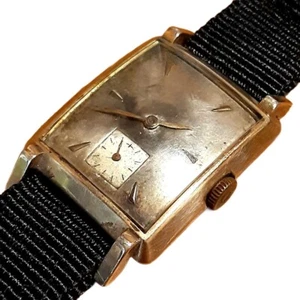 Vintage OMEGA Kentworth Cal.302 Manual Wind Watch Gold 80 Microns Men’s Working - Picture 1 of 8