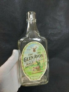 60s Glen Avon 25 Years Empty Bottle Scotch Whiskey From Japan - Picture 1 of 7