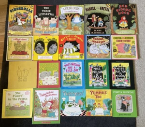 Lot 20 JAMES MARSHALL Picture Books Fairy Tales George & Martha The Stupids Fox - Picture 1 of 13
