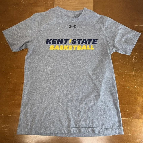 Kent State Golden Flashes Shirt Mens Small Gray Short Sleeve Basketball Cover
