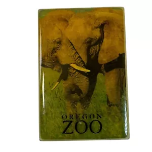 Oregon Zoo Elefantes Imán Nevera Acrílico Recuerdo Portland Animales Coleccionables - Imagen 1 de 3