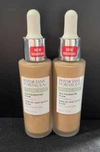 Lot Of 2 - Physicians Formula Silk Foundation, 07 Tan - Picture 1 of 2