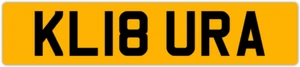 LAURA LAURAS LAUREN LOR LORS PRIVATE REGISTRATION NEW CAR NUMBER PLATE KL18 URA - Picture 1 of 4