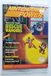 Nintendo Power Magazine Still Sealed #14 July August 1990 Disney Chip' N Dale - Picture 1 of 6