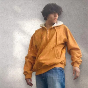 Hombre Pepe Jeans Papaya | Sudadera con Capucha Cremallera Completa Oro Rosa Nueva con Etiquetas - Imagen 1 de 9