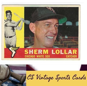 1960 Topps #495 Sherm Lollar - Picture 1 of 2