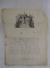 Vieux Papier 1838 Avis Messe De Requiem Eglise Metropolitaine De Saint Etienne