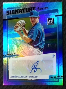 Panini Donruss Signature Series 2020 #SSAL Adbert Alzolay Chicago automático radiocontrol #02/99 - Imagen 1 de 1