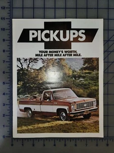 1976 Chevrolet Pickup Truck Brochure Canadian Original CK 10 20 30 - Picture 1 of 1