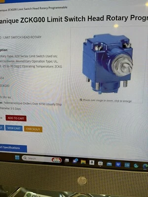 ZCKG00            Limt Switch Head Rotary. Program /TELEMECANIQUE   SCHNEIDER - Image 1 of 3