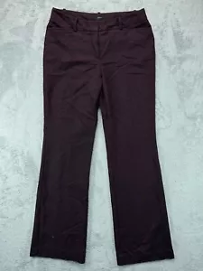 Worthington Modern Dress Pants Womens 6 Red Herringbone Chino Career Ladies - Picture 1 of 7