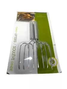 Turkey Lifter Set of 2 -18/8 Stainless Steel Bed, Bath & Beyond - New in Package - Picture 1 of 5