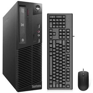 Lenovo ThinkCentre SFF Desktop PC 8GB RAM 500GB HDD DVD WiFi with Keyboad Mouse - Picture 1 of 3