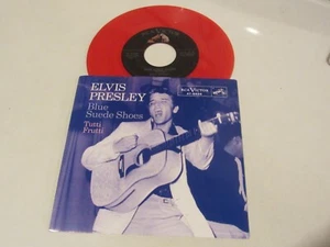 Elvis Presley  45  & Picture Sleeve   Blue Suede Shoes   RCA Red Vinyl - Picture 1 of 1