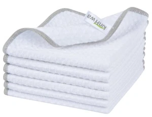 Microfiber Dish Cloths Thick Waffle Weave Kitchen Dish Rags Ultra Absorbent D... - Picture 1 of 11