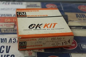 VINTAGE NOS GM 1954 FORD CARBURETOR REBUILD KIT 124 FH700H 7018200 - Picture 1 of 1
