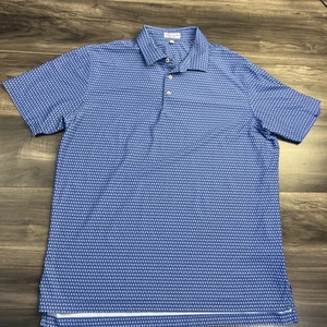 Peter Millar Sommer Komfort Herren Golf Polo Large Low Ball Cocktail Glas - Bild 1 von 7