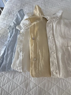 Set Of 4, 100% Linen Shirts, H&M, XL - Image 1 of 2