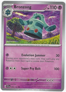 Bronzong #069/162 Sv05: Temporal Forces Uncommon - Pokemon - Picture 1 of 2