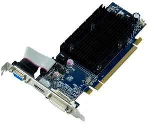 Graphics Card Sapphire AMD Radeon HD 4350 256MB DDR2 11142-08 PCIe X16 - Picture 1 of 2
