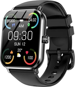 Smartwatch für Herren Damen, 1,83" HD Touchscreen, Bluetooth Telefonieren, 5 ATM Water-R - Bild 1 von 7
