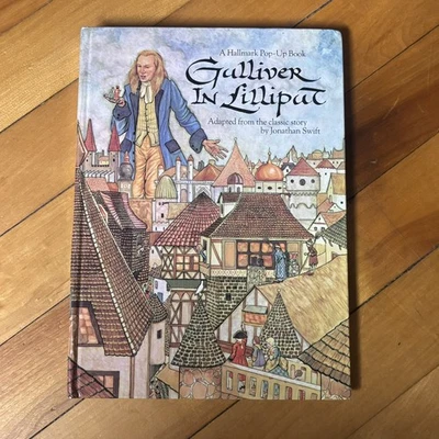 GULLIVER IN LILLIPUT ADAPTED BY JONATHAN SWIFT HALLMARK HARDCOVER POP-UP BOOK - Image 1 of 4