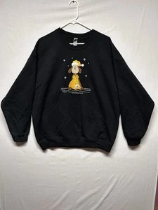 Women’s Pittsburgh Steelers Puppy Dog Crewneck Sweatshirt Gildan XL - Picture 1 of 8