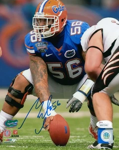 MAURKICE POUNCEY AUTOGRAPHED SIGNED FLORIDA GATORS 8x10 PHOTO JSA - Picture 1 of 1