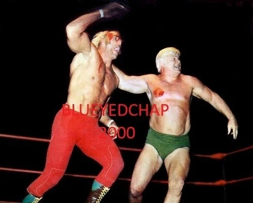 BILLY GRAHAM VS THE CRUSHER WRESTLER 8 X 10 FOTO DE LUCHA LIBRE NWA AWA WWWF Foto 1 de 1