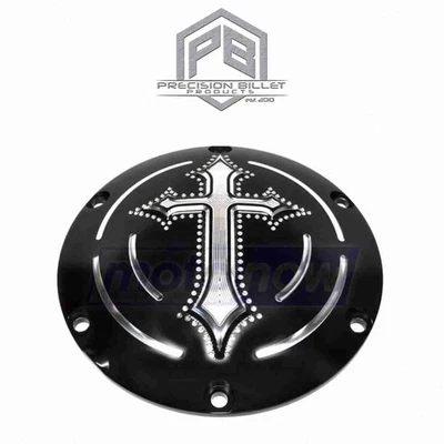Precision Billet Sportster Dark Side Billet Derby Cover for 2010-2020 Harley za Foto 1 de 4