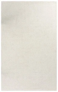 3x5 Rizzy Rugs Ivory Solid Faded SIngle-Color Door Mat BR859A - Aprx 3' x 5' - Picture 1 of 2