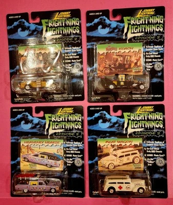 LOTE DE 4 COCHES JOHNNY LIGHTNING FRIGHTNING LIGHTNING EPISODIO 2 COMO NUEVO EN TARJETA Foto 1 de 4