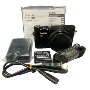 CASIO EXILIM EX-100 12.1MP 10.7x Optical Zoom Compact Digital Camera From Japan - Picture 1 of 10
