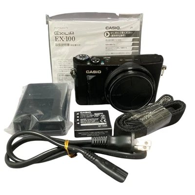 CASIO EXILIM EX-100 12.1MP 10.7x Optical Zoom Compact Digital Camera From Japan - Image 1 of 4