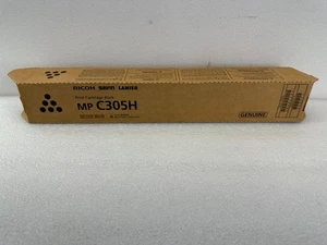 NEW Genuine Ricoh Savin Lanier 842119 MP C305H Black Toner Cartridge SEALED - Picture 1 of 5