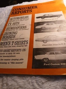 Consumer Reports Magazine January 1965 Big Three V-8s No Label Good Condition - Picture 1 of 6