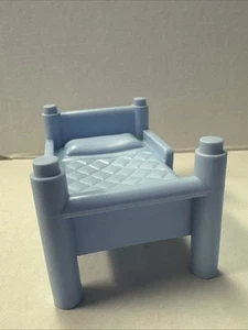 Playskool Vintage 1990 Loving Family Dollhouse Child's Bunk Bed Blue Part - Picture 1 of 10