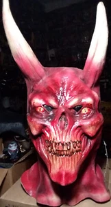 Demon Devil Mask OOP no Don Post Distortions Topstone Death Studios Cesar zombie - Picture 1 of 8